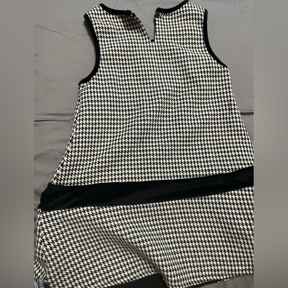 Draper James Black and White Houndstooth Dress - Picture 4 of 4